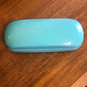 Kate Spade glasses case, turquoise
